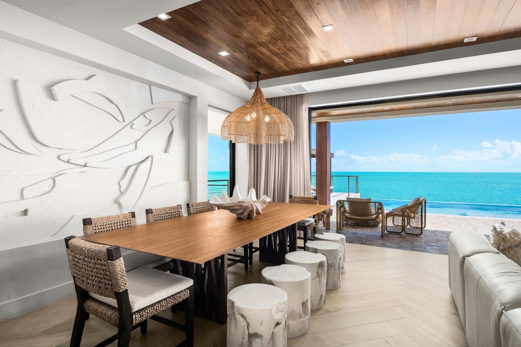 Indoor dining table